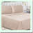 Luxury Tan Cotton Percale Twin Sheet Set - Deep Pocket, 4-Piece Bedding Bundle for Cozy Sleep Experience - Breathable & Soft Material