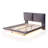 Full Size Upholstered Platform Bed With Sensor Light And 2 Large Backrests, Stylish Platform Bed With 2 Sets Of USB Port And Socket On Each Rear Bed Leg