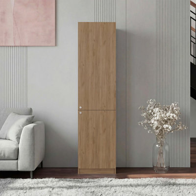 Natural Oak 2-door Storage Cabinet