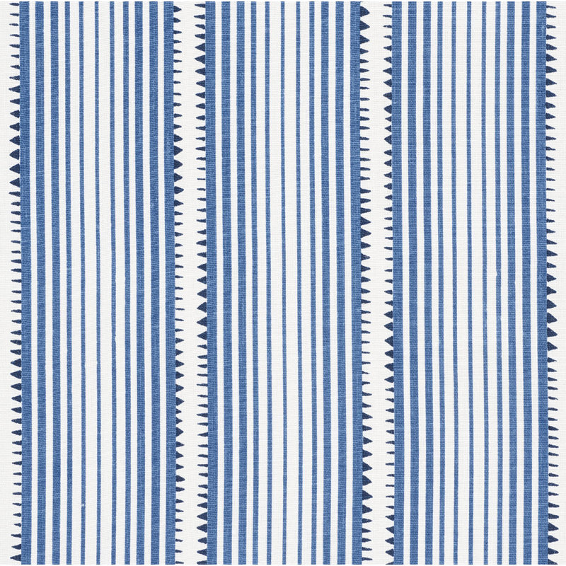 Schumacher x David Oliver Moncorvo Fabric, Blue