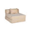 Canapé-lit convertible au sol avec cadre simple de forme fixe-812142405