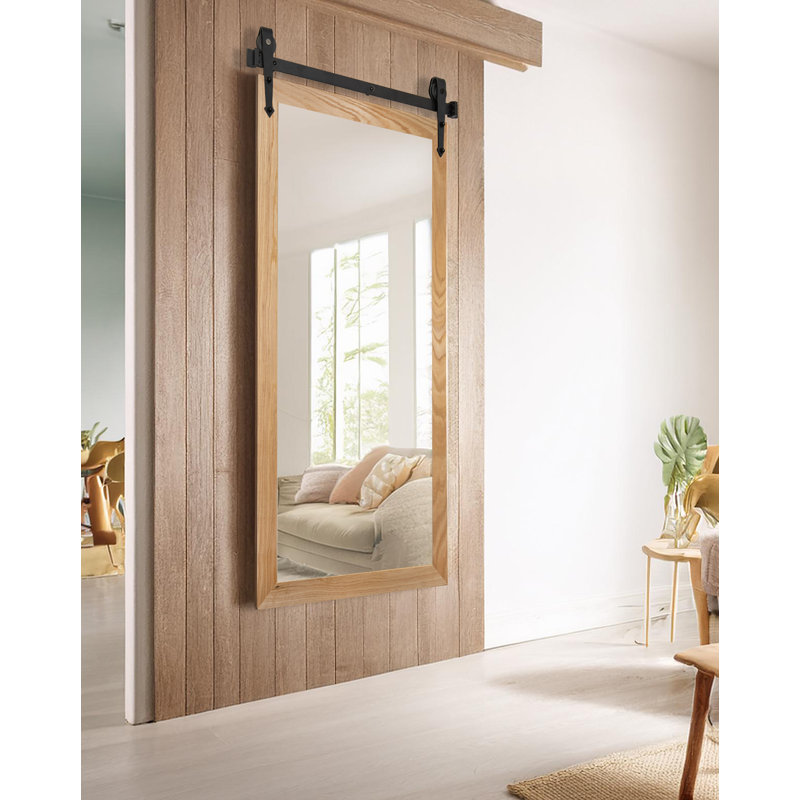Miroir Rayne Miroirs Ozark, 66 po x 33 po, Naturel / naturel
