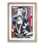Two Samurai by Toyohara Kunichika - Framed Print-55642468-55642470