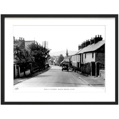 Pen-Y-Fford, Main Road C1955 by Francis Frith - Single Picture Frame Print