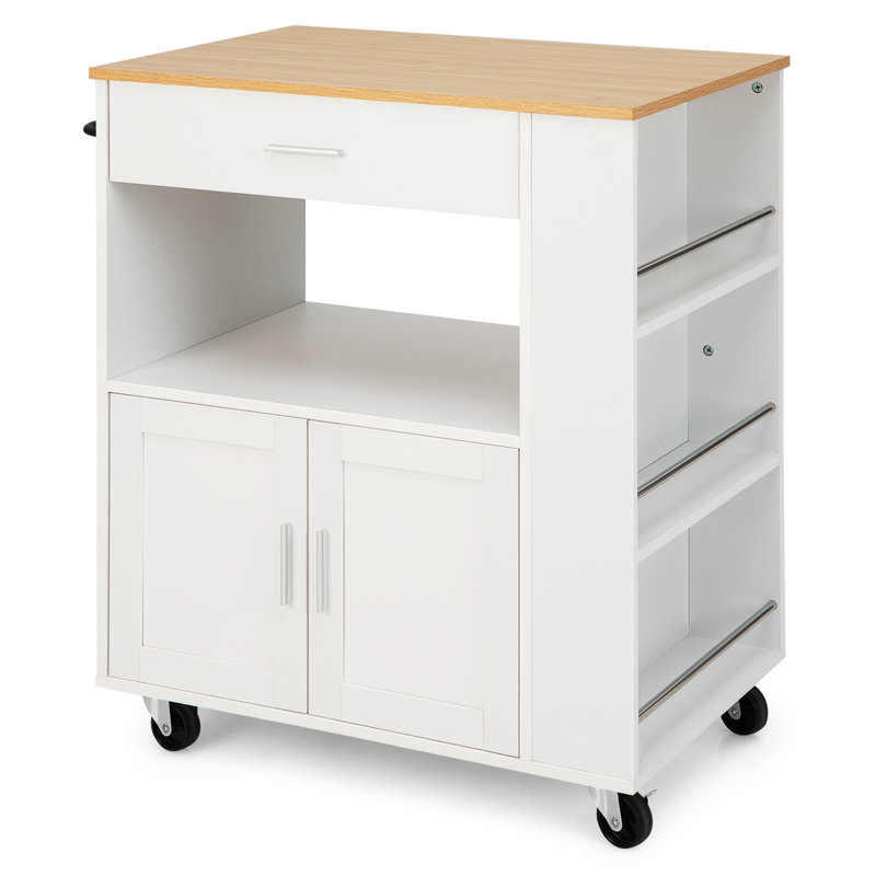 Amaj Bar Cart, White