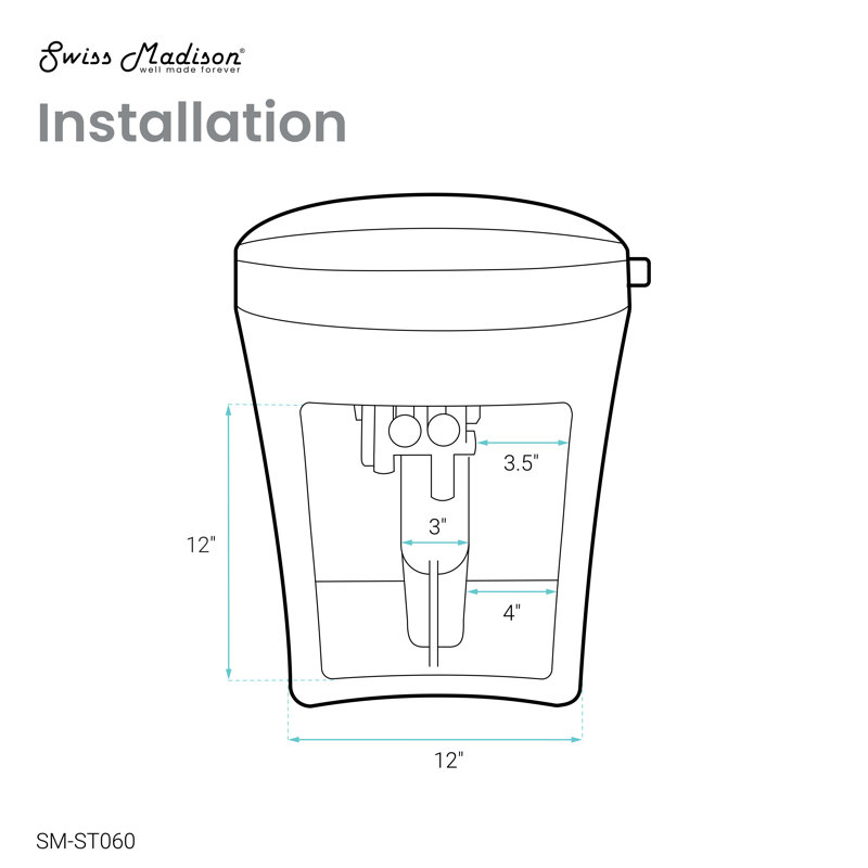 Toilette allongée sans bidet et bidet Viro Smart Vortex à double chasse 1,1 / 1,6 gallons Viro Smart