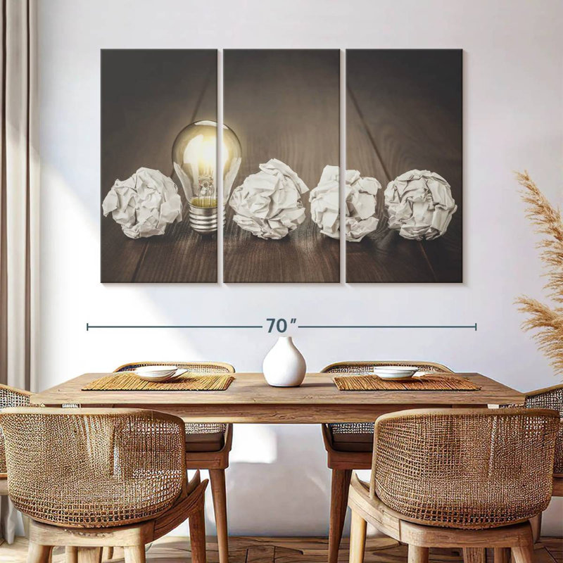Alcaraz Bright Idea, 42" H x 65" W