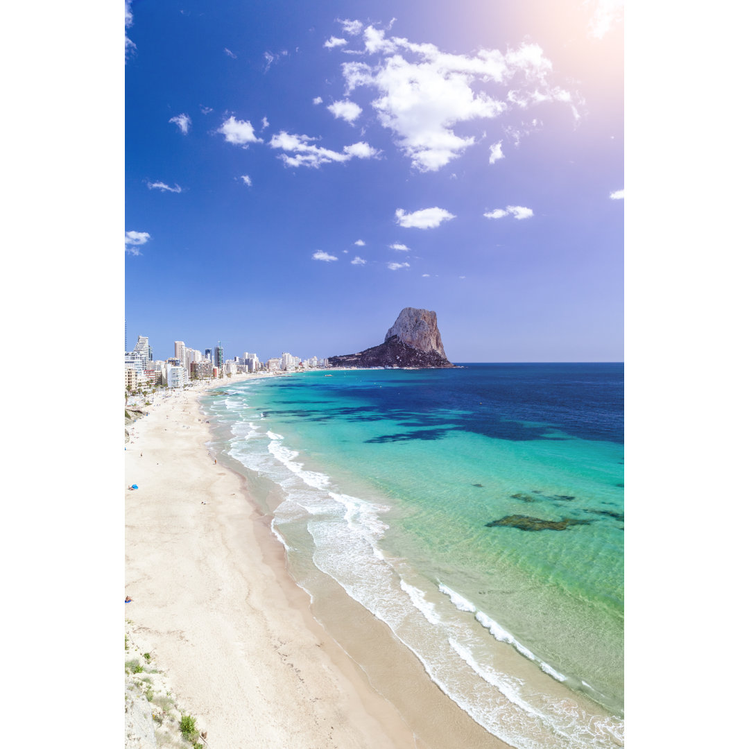 Calpe Beach by Fcafotodigital - Leinwandbild