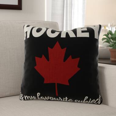 Hockey Throw Pillow Cases Cushion Covers by Ambesonne Home Decor 8 Sizes