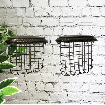 Exuma Metal Hanging Suet Bird Feeder