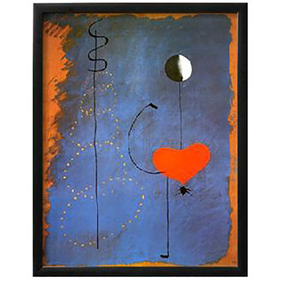 " Ballarina (Ballerina) II " by Joan Miro Watercolor Painting