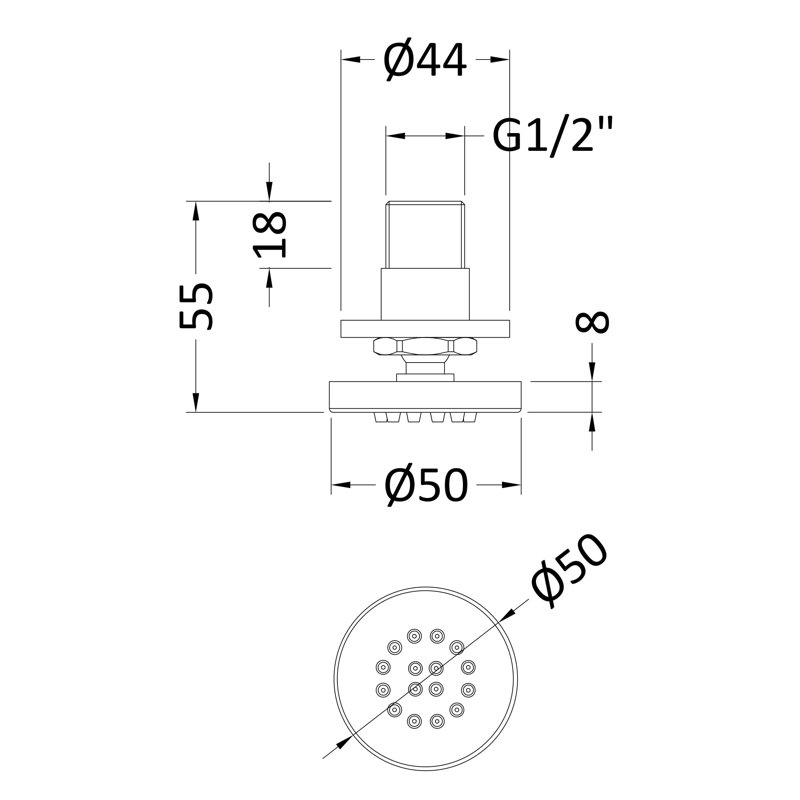 Shower Accessories Body Jet