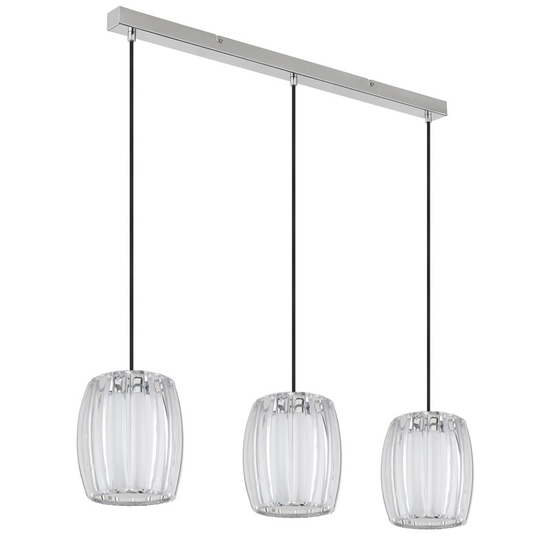 Alixandria 3 - Light Chrome Geometric Pendant