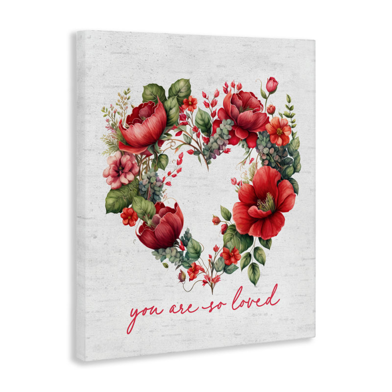 Toile de couronne So Heart, H 30 po x l 24 po