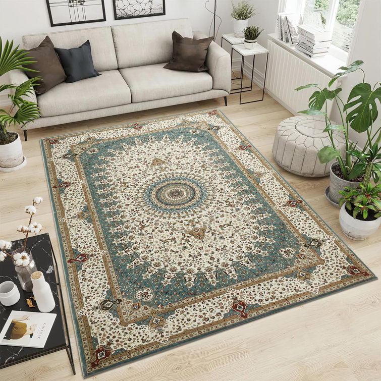 Cashmere Machine Tufted Area Rug ( Low-Pile Traditional)