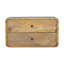 Stoneham 45cm W Solid Wood Bedside Table
