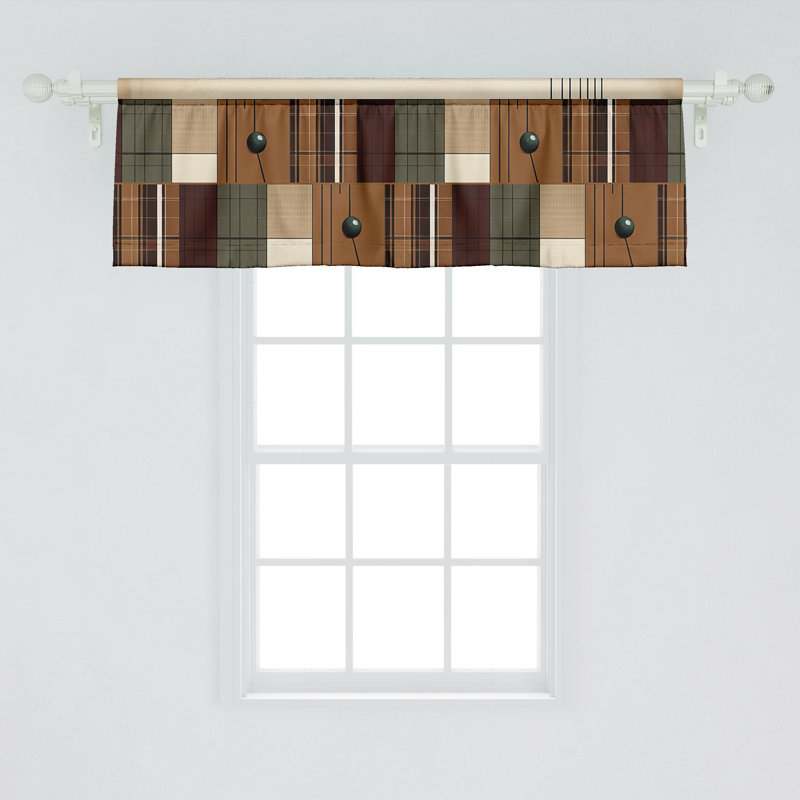 Tailored Window Valance, 54" W x 18" L