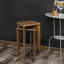 Ensemble de 2 tabourets empilables 100% carrés