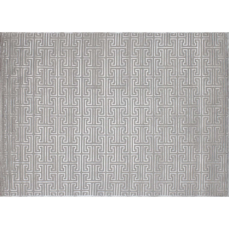 Windsom Geometric Area Rug in Brown