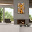 «Stain Glass Baby Giraffe» par Rich Monet, art mural sur toile, 26 po x 40 po