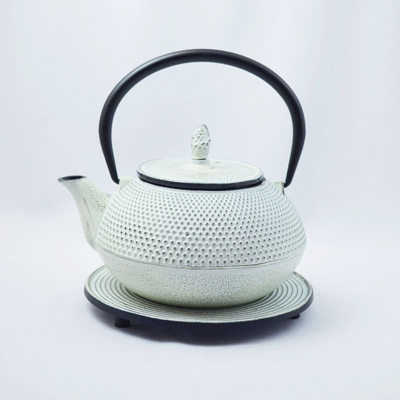 Bloomsbury Market Emiko 1.2ml Solid Colour Teapot, White