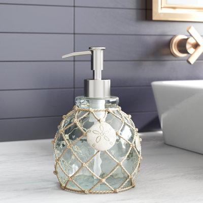 Seaglass Bath Lotion and Soap Dispenser