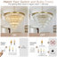 Makinlee Dimmable Crystal Tiered Chandelier-106892704-106892705-116094734
