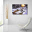 «Dianas Baths On A Snowy Day» par Rick Berk, art mural en verre acrylique-483248881