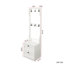 21 supports de rangement en bois et organisateur de chevet avec tiroirs doubles, pour le couloir de la chambre à coucher