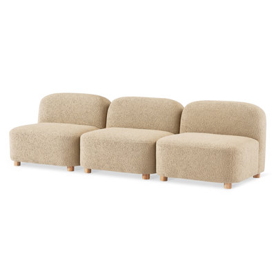 Circuit Modular 3-Pc Armless Sofa