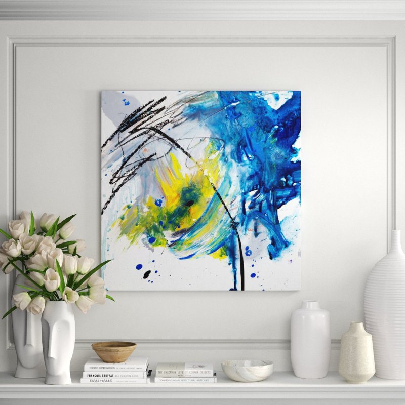 Fushite - Artist Enhanced Canvas Print, 36" H x 36" W x 1.5" D, Unframed