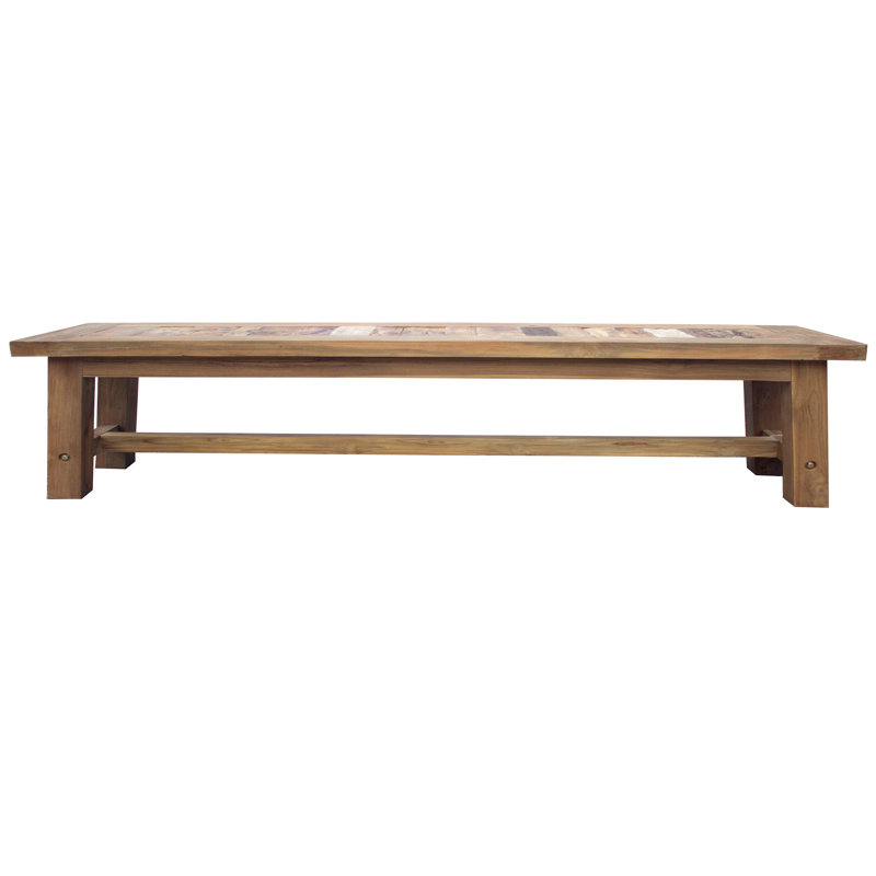 April-Louise 16'' W Wood Shower Bench