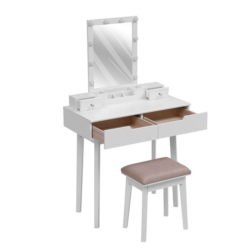 Bryley Dressing Table with Mirror