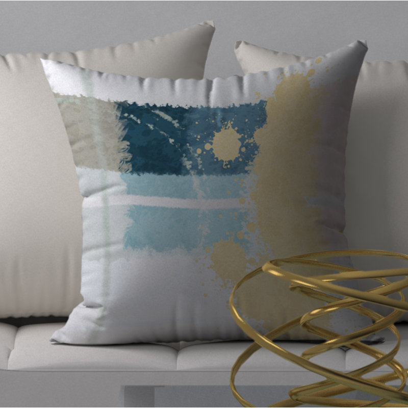 Housse de coussin décorative carrée généreuse Victor, 20 po X 20 po