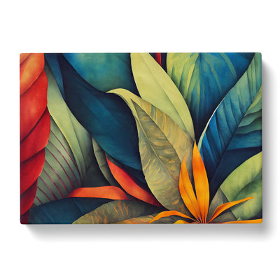 Jungle Flowers - Wrapped Canvas