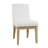 Jayveion Modern Rustic Solid Wood Upholstered Parsons Dining Chair (Set of 2)