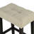 Brown Dining Room 4Pc Set Functional Unique Dining Table W USB 3X Stools Tufted Beige Seats Kitchen