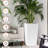 30 In Tall Large Self - Watering Flower Planter With Drainage Holes, Inner Bucket, Water Level Monitor In White For Indoor Outdoor Gardening Backyard, Office, Patio Pots Drain Monitor, Trays Pp-2021483493