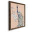 «Peacock in Gold IV», reproduction d'art sur toile simple-88378237-88378244