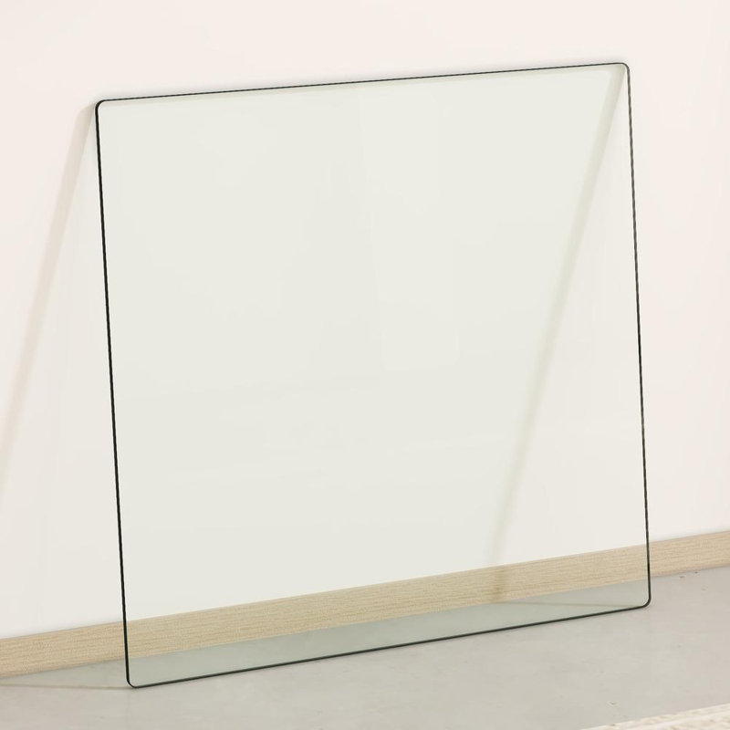 Separate Glass Table Top, 24" H x 24" W x 0.23" D