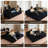 80.5'' Mordern Convertible Sleeper Sofa Corduroy Loveseat Sofa Bed, Foldable Floor Couch-1416271314