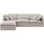 Canapé modulaire rembourré 4 pièces Hinami-94482360