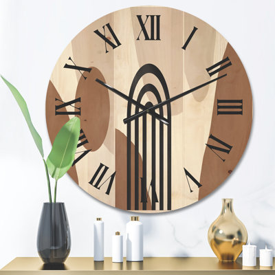 Solid Wood Wall Clock