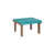 Aruba Blue Top/Antique Mahogany Base selected