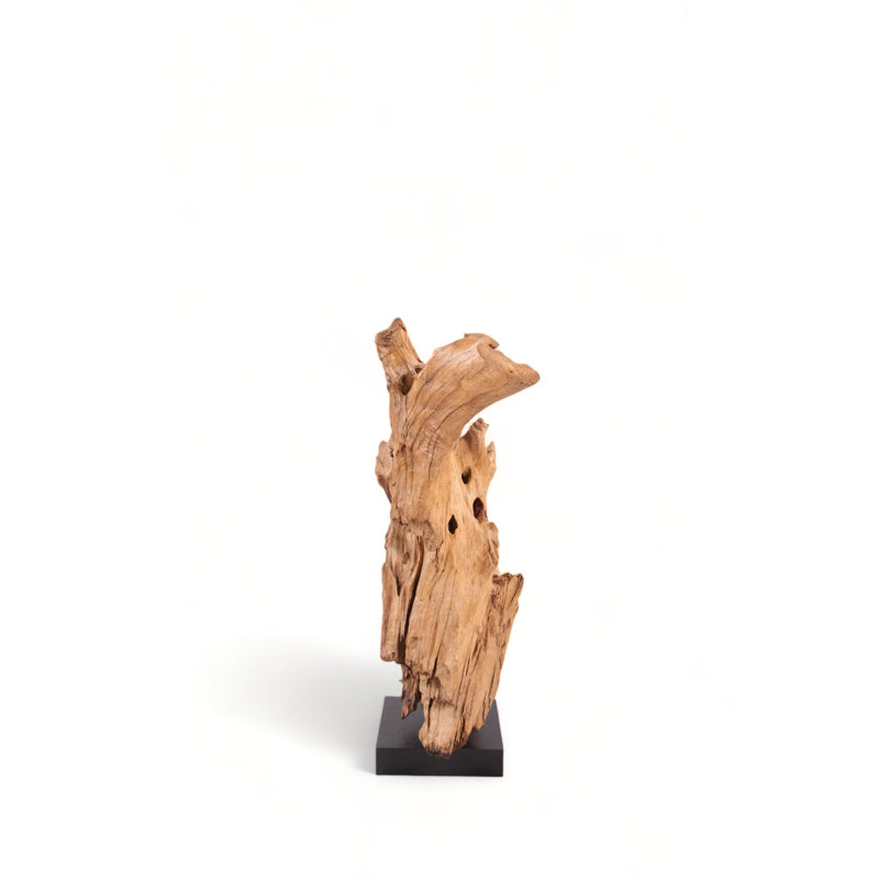 47" Inch Tall Organic Teak Natural Sculpture