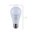 12 W A19 DEL 27K / 3K / 35K / 4K / 5K CCT, base moyenne, finition blanche, 120 volts-1508043052-1508043053