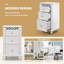 Allicen Solid Wood Freestanding Bathroom Cabinet
