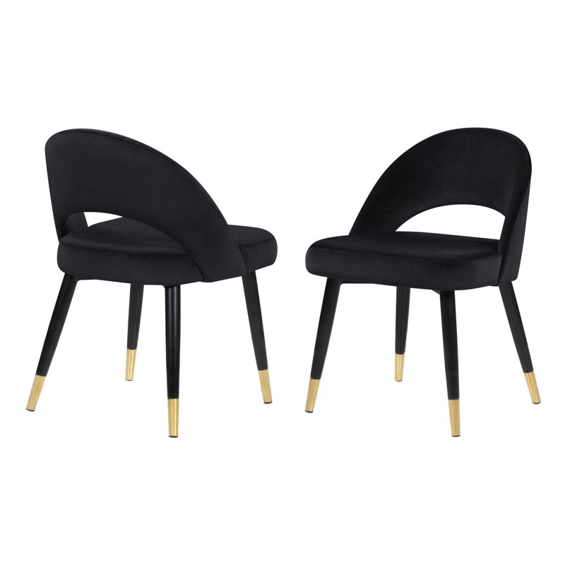 Chaise d'appoint Tunya, Noir