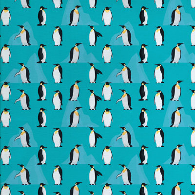 Tissu d’iceberg et de penguins