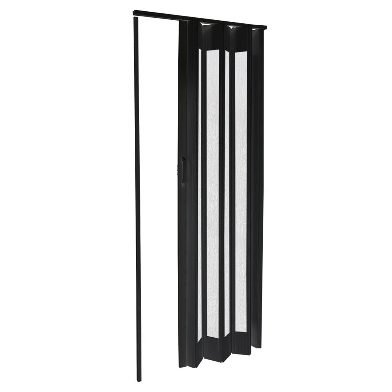 PVC/Vinyl Accordion Door, Wenge, Reversible